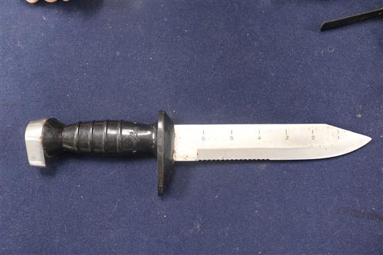 Seven Kukri and other knives